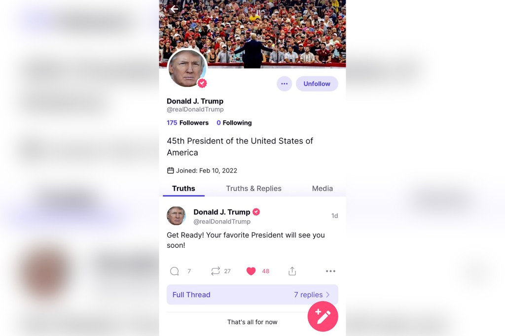 Former President Donald Trump may be back on social media soon and using a platform that looks very similar to Twitter.