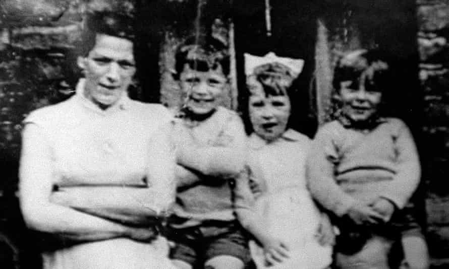 Jean McConville (left) with three of her 10 children, before she vanished in 1972