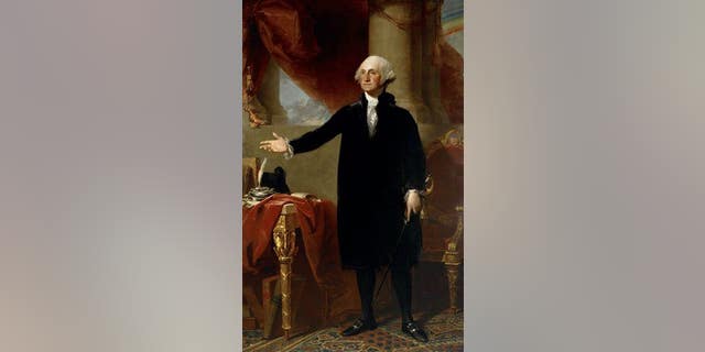 George Washington, America's first president.  AP Photo/The National Portrait Gallery, Smithsonian Institution