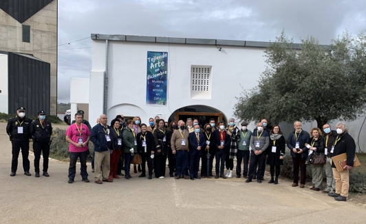 Attendees at the conference held in Zafra from four communities /ana Magro