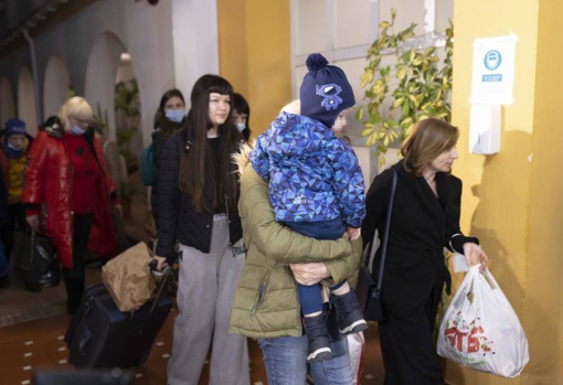 Los primeros refugiados que han llegado a Málaga esta semana
