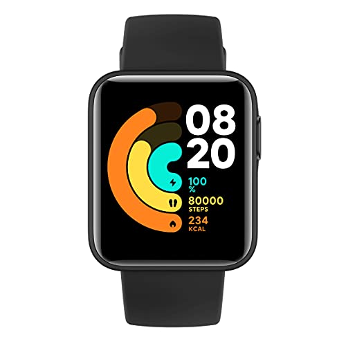Xiaomi Mi Watch Lite - Smart watch, GPS, heart rate control, 11 training models, black color
