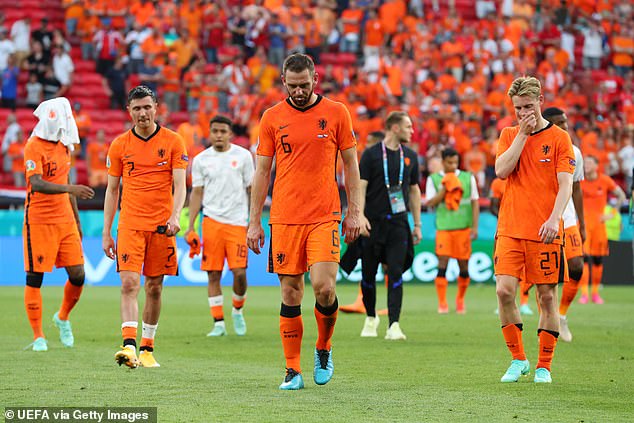 Holland's Euro 2020 campaign ended in disaster as they lost 2-0 to the Czech Republic