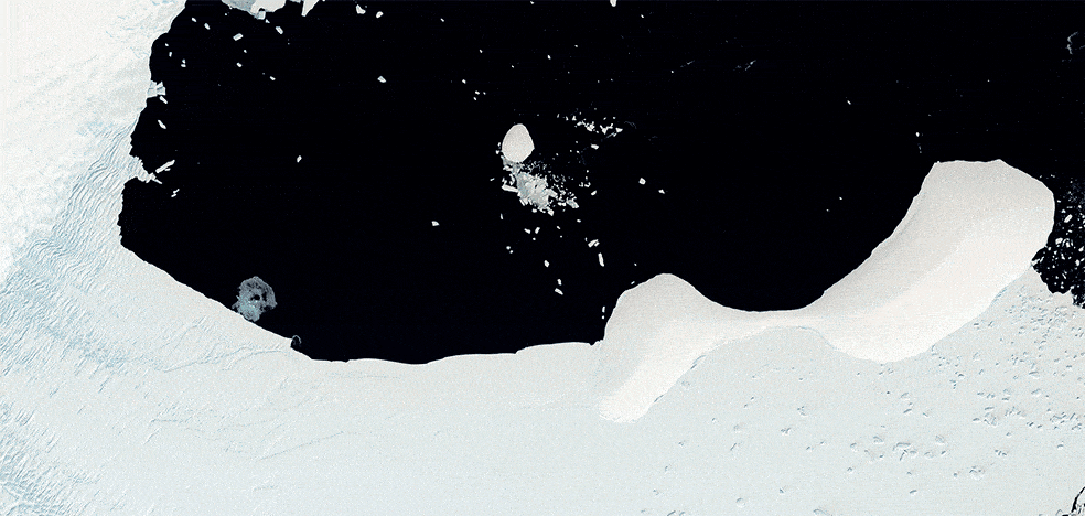 East Antarctica melting.