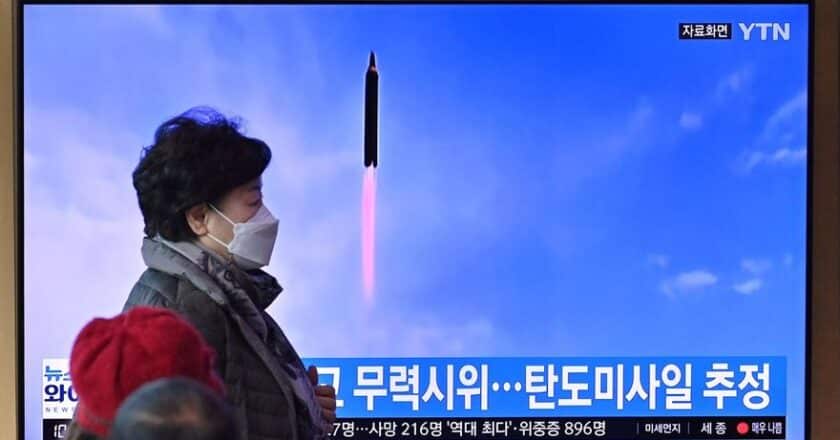 North Korea launches a ballistic missile into the Sea of ​​Japan