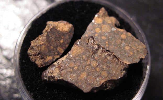 The meteorite NWA801, found in Morocco.