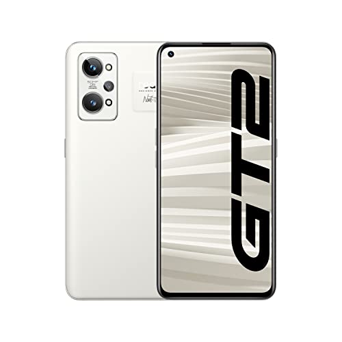 realme GT2 5G Unlocked Smartphone, 120Hz AMOLED Display, Snapdragon 888 5G, Paper Inspired Design, 5000mAh Big Battery, 65W SuperDart Charging, Dual SIM, 8+128GB, Paper White