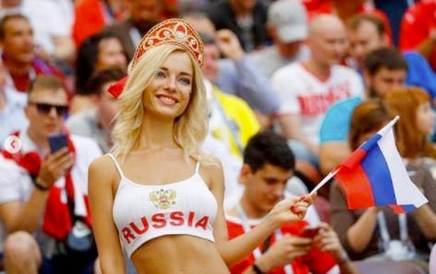 Natalya Nemchinova made a couple of memorable appearances at the 2018 World Cup