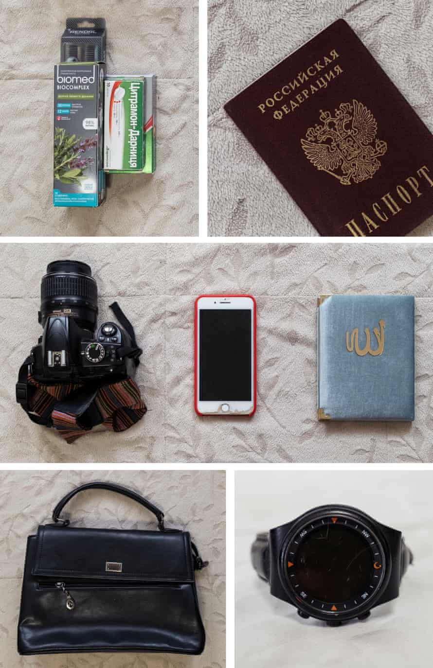 Mumine has two bags packed at all times. One holds her passport, press card and camera; the other has a toothbrush, headache tablets and a copy of the Qur’an.