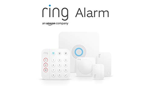 Nuevo kit de 5 piezas Ring Alarm de Amazon (2.ª generación) | Sistema de seguridad para el hogar compatible con Alexa y con vigilancia asistida opcional, sin compromisos a largo plazo
