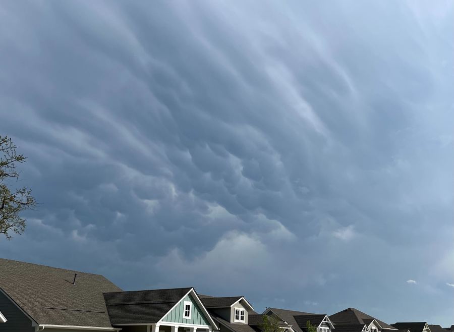 Storm clouds in Dripping Springs, Texas on April 12, 2022 (KXAN Photo)