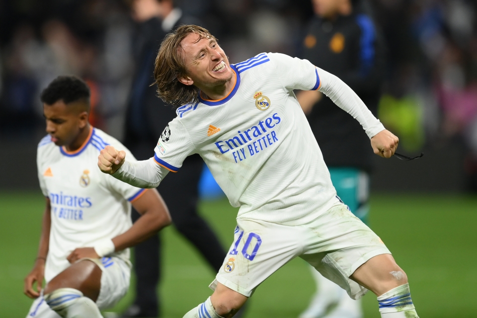 Modric is still performing at the top of his game against the world's best players