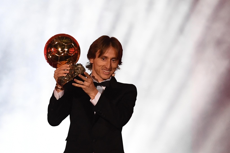 Modric won the Ballon d'Or in 2018 after winning the Champions League with Real Madrid and helping Croatia to the World Cup final