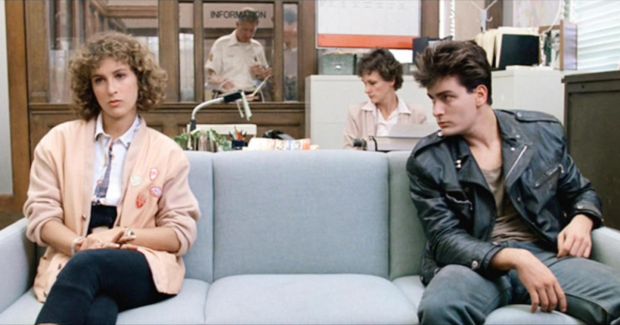 Jennifer Grey and Charlie Sheen in Ferris Bueller’s Day Off (1987). Photograph: CBS via Getty Images