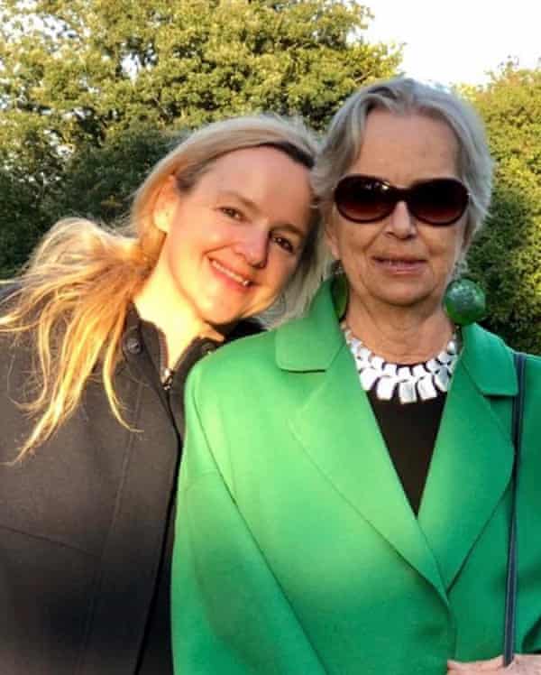 Keren with her mother in September 2019.