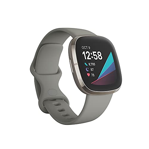 Fitbit Sense - Smartwatch avanzado de salud con herramientas avanzadas de la salud del corazón, gestión del estrés y tendencias de temperatura cutanea