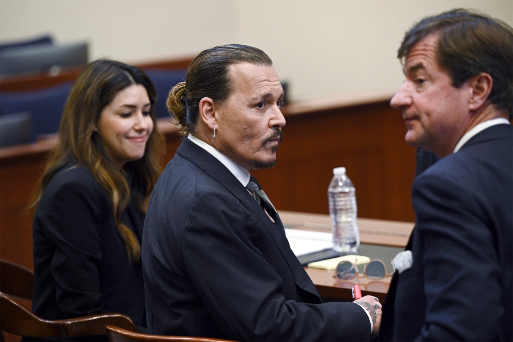 Johnny Depp in Fairfax, VA court