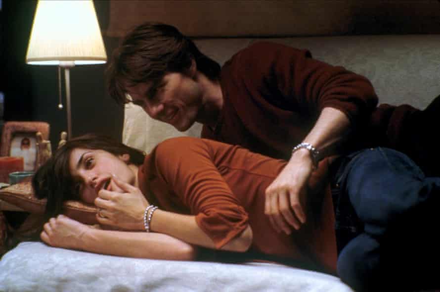 With Tom Cruise in Vanilla Sky.