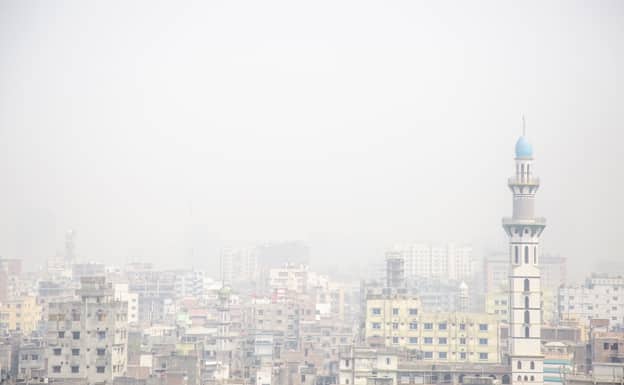 Pollution in Bangladesh. 