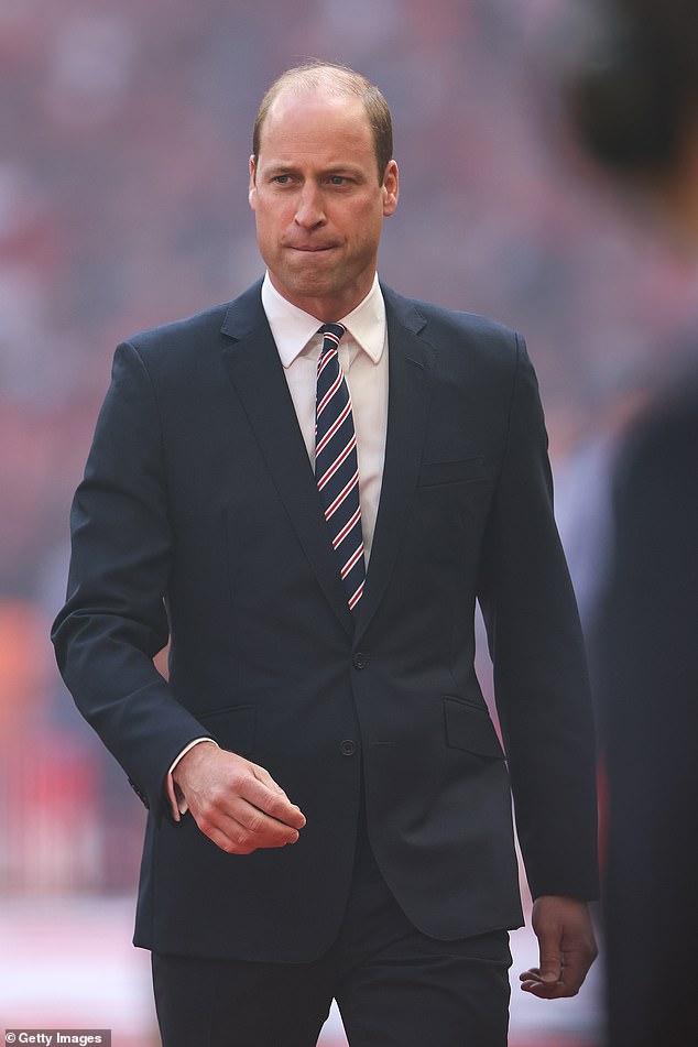 Prince William, Duke of Cambridge during The FA Cup Final match between Chelsea and Liverpool