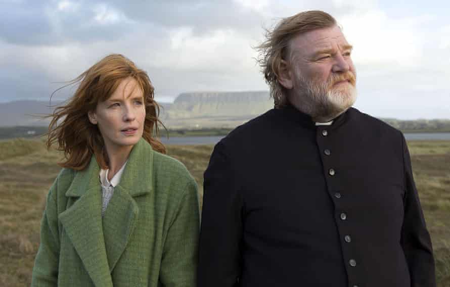With Kelly Reilly in Calvary.