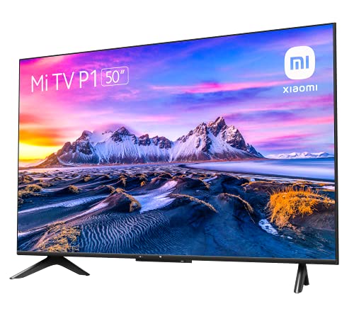 Xiaomi Smart TV P1 50 Inch (Frameless, UHD, Triple Tuner, Android 10.0, Prime Video, Netflix, Google Assistant, Compatible with Alexa, Bluetooth, 3 HDMI, 2 USB), Color Black [Model 2021]