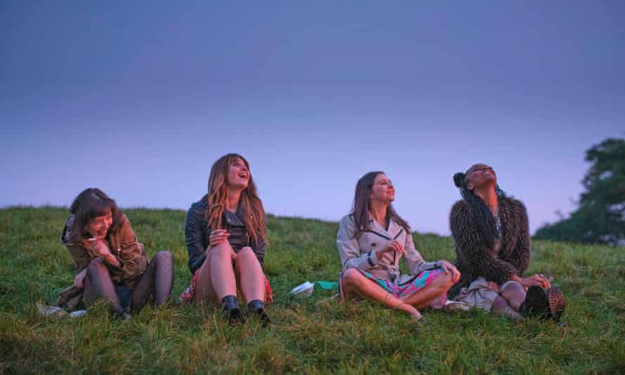 Four play (from left) Marli Siu, Emma Appleton, Bel Powley and Aliyah Odoffin in Everything I Know About Love.