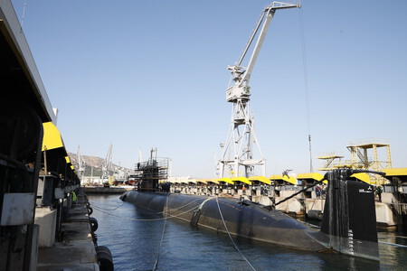 Defense Minister Margarita Robles Visits Navantia Shipyards In Cartagena To Learn About The Status Of The S 80 Submarine Program Photo Ruben Somonte Mde Ii