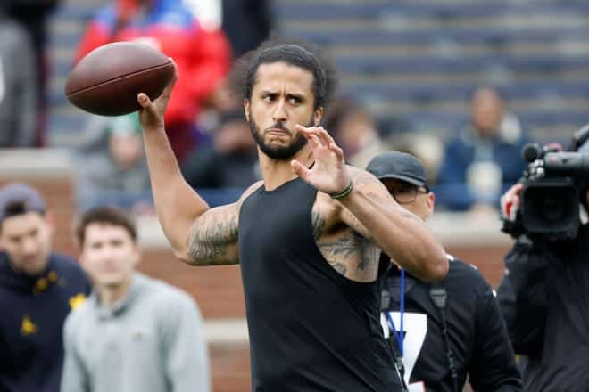 Colin Kaepernick works out with Raiders after 5 years out of NFL