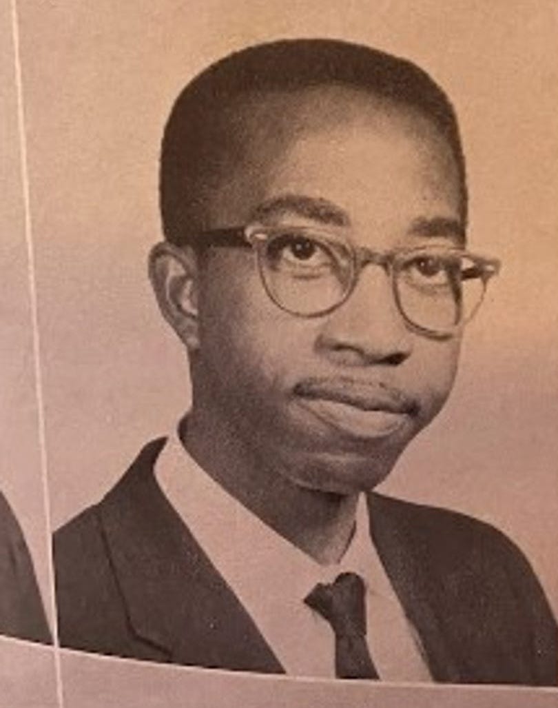 Jerry Keahey Sr. in his yearbook at Tougaloo College.