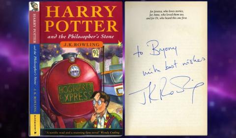 JK Rowling Gave Her Dad A Dedicated First Edition Of Harry Potter... You Can Surely Guess What She Did With The Book