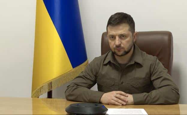 President of Ukraine Volodymyr Zelensky. 