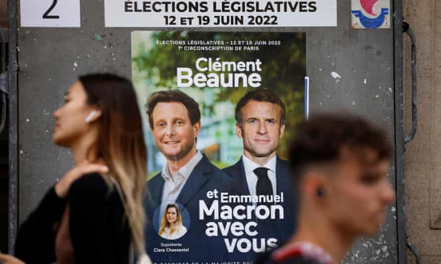 A campaign poster for Clément Beaune.
