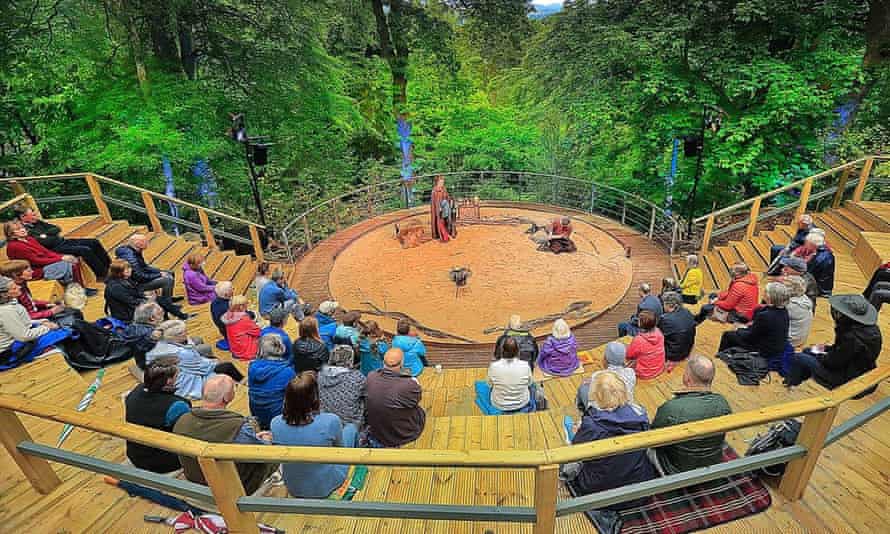 The amphitheater at Pitlochry Festival Theater in Scotland.