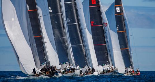 “Platoon”, just three points behind “Quantum” in the Rolex TP52 World Championship